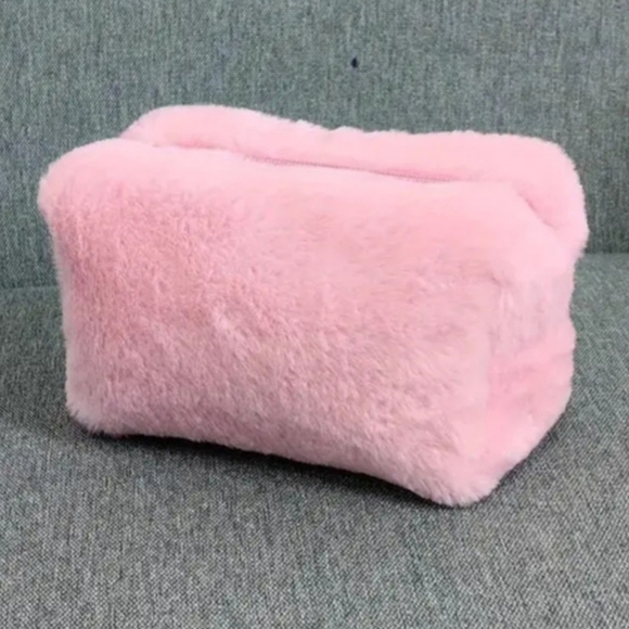 Plush Cosmetic Makeup Bag - Picture 4 of 10